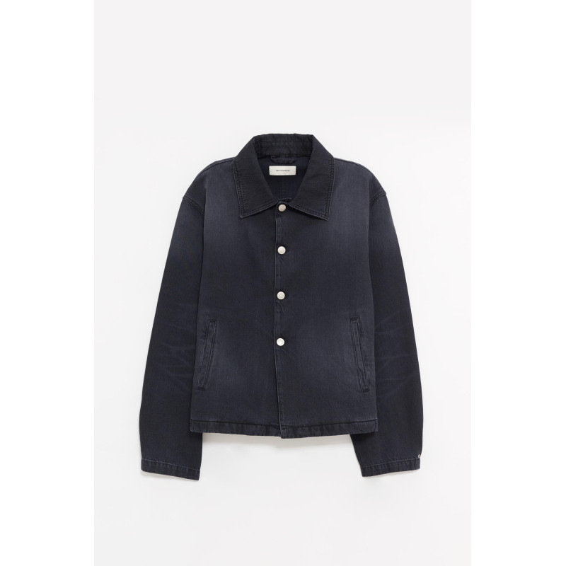 MFPEN RINSED BLACK UNION JACKET